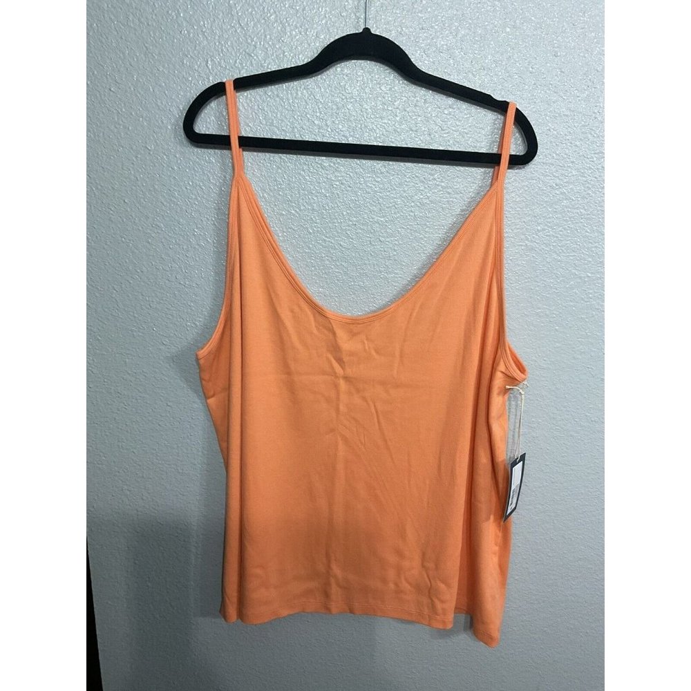 Universal Thread Strappy Tank Top Orange Sherbet Size 3X